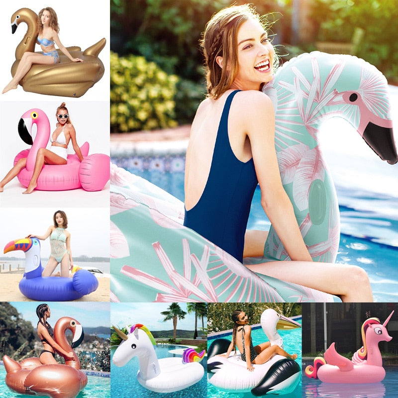 24 Style Giant Flamingo Unicorn Inflatable Float