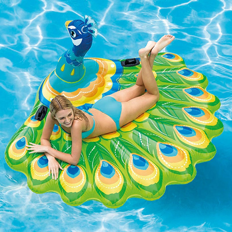 193cm Giant Inflatable Peacock Pool Float