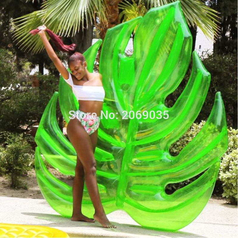 180cm Giant Hawaii Palm Tree Green Leaf Inflatable Float